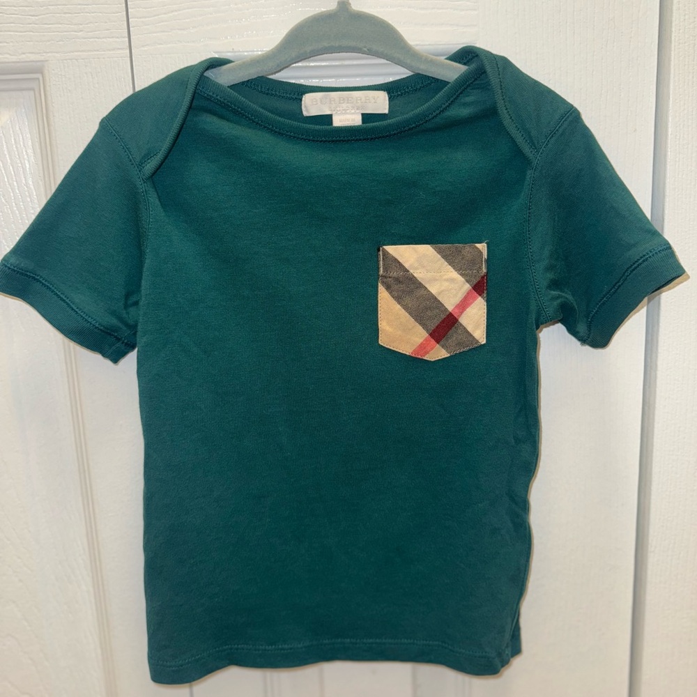 Burberry Teal Children's Tshirt